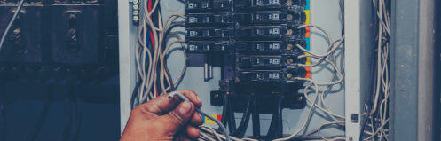 Circuit breaker electrical panel in Central WI